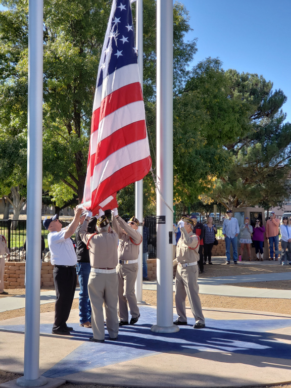 Post Memebr Tony Walker at Military Service Park